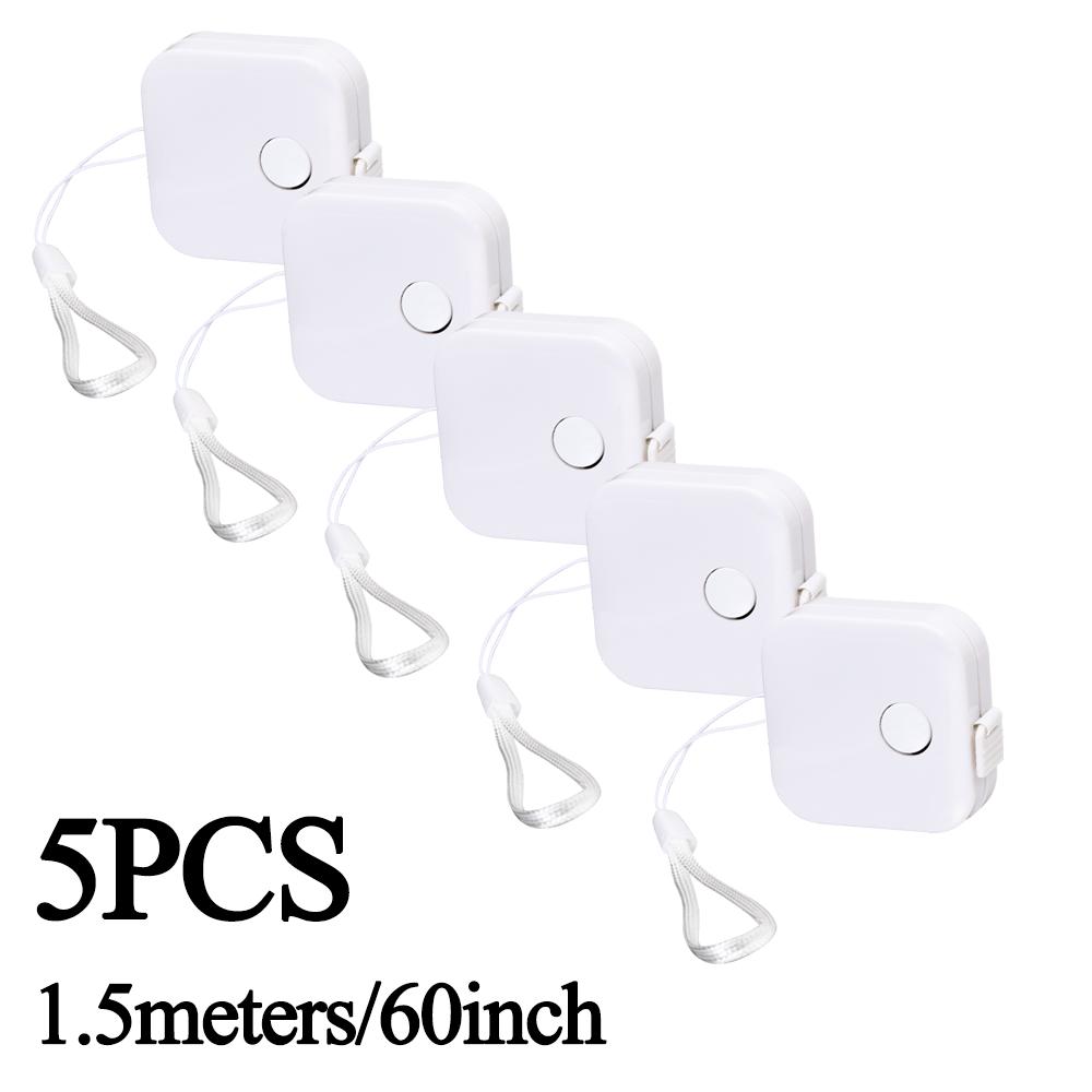 

60-дюймовая портативная рулетка, выдвижная измерительная лента для измерения тела, двусторонняя, портновский инструмент для измерения тела, шитья, портновского дела, рукоделия