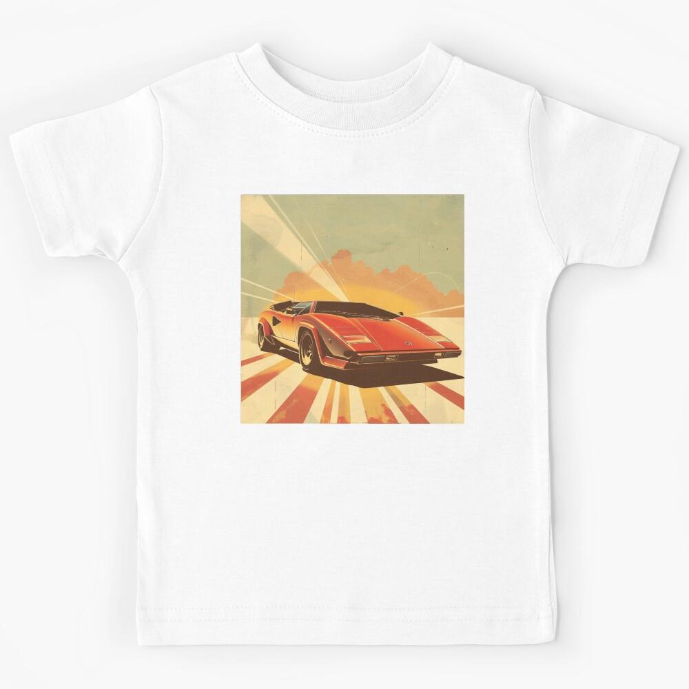 Retro Countach 1 Kids T-Shirt 110