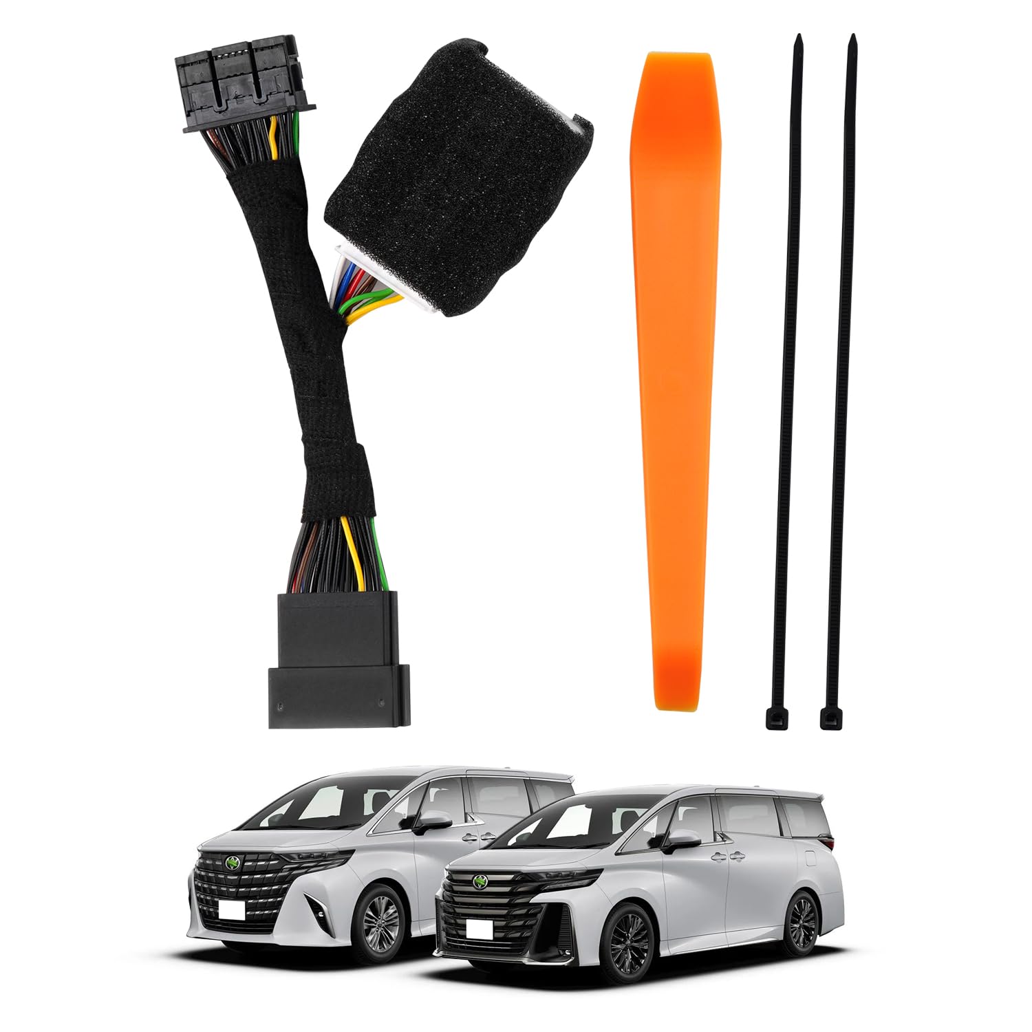 

Virauto [14 функций] Многофункциональный комплект жгутов для Toyota Alphard 40 серии Vellfire, AGH4#W AAHH4#W AAHP45W,