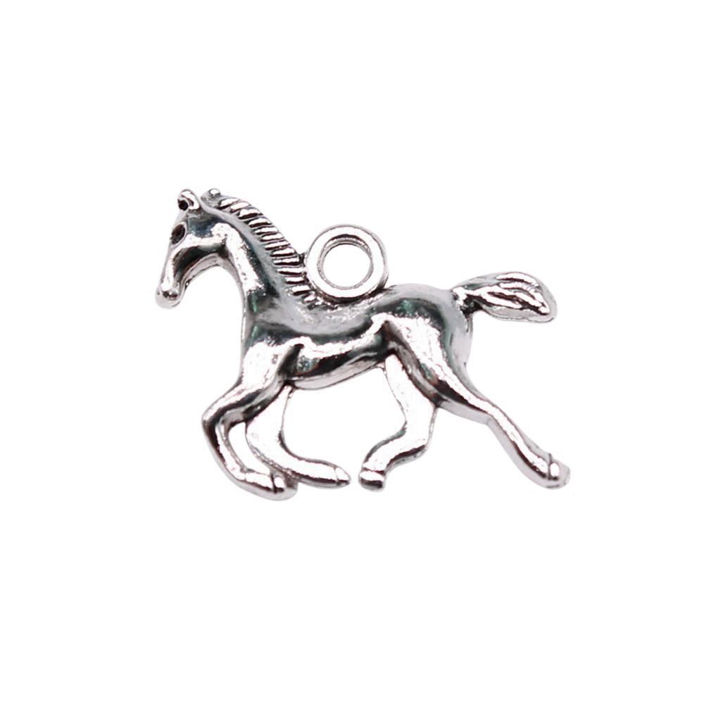 Antique Horse Pendants Metal Animal Charms For DIY Jewelry Handmade Craft Supplies
