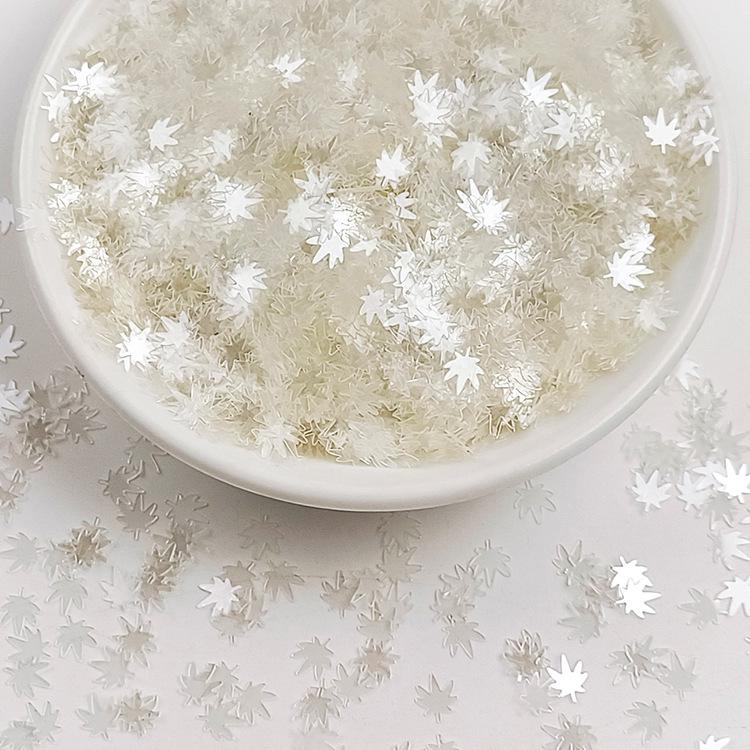 Irregular High-Flash Silver Crystal Sequin Jewelry DIY Accessories