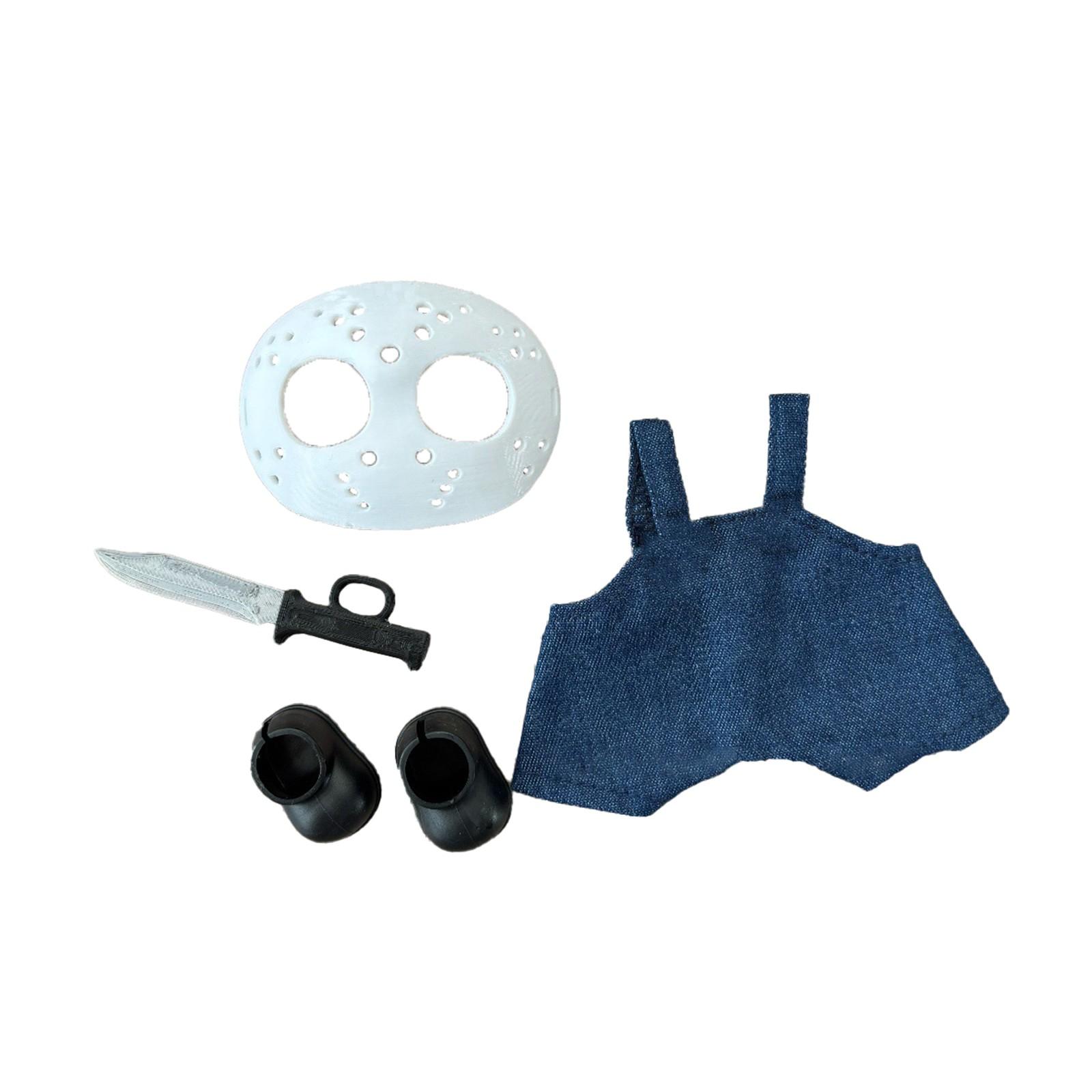 

Halloween Horror Doll Mask Personalized Costume Props One Size бежевый