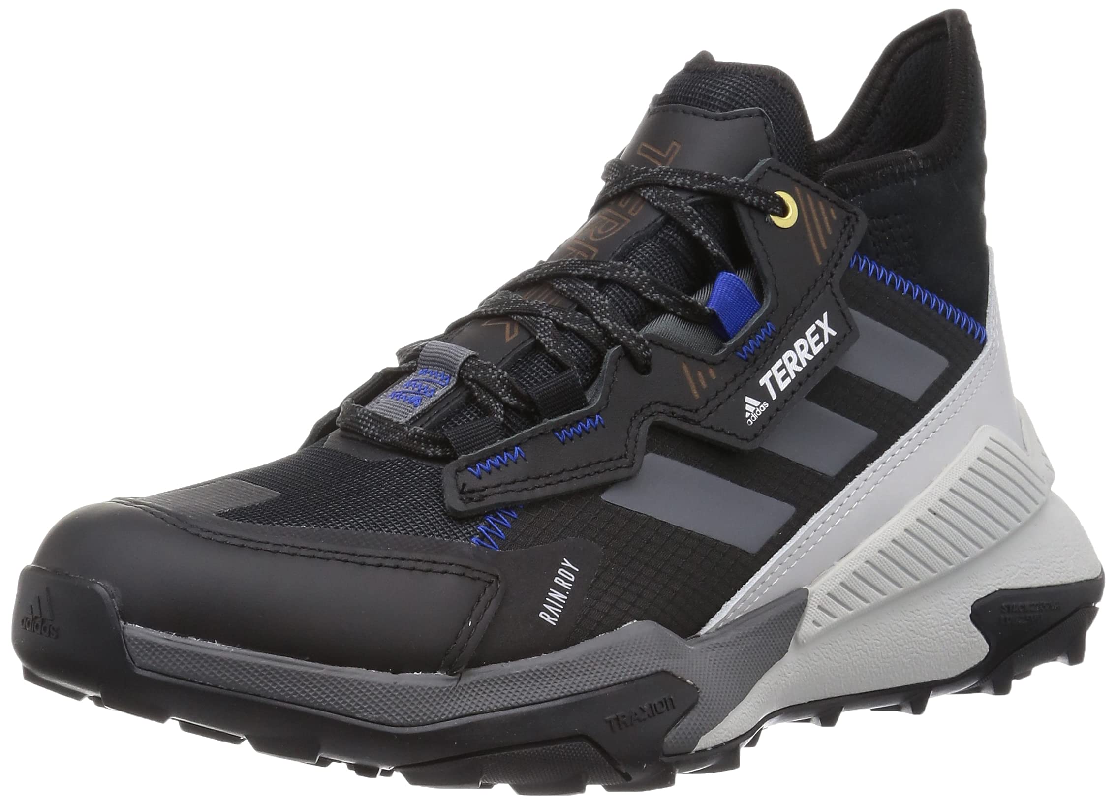 

Кроссовки для походов Terex Hyper Blue Mid RDY Hiking LFA34 Core Five cm [Adidas] RAIN. Мужской черный/серый Два/серый (ФЗ3399) +26,5
