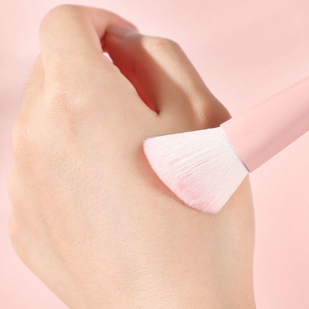6pcs Fashion Furry Makeup Brushes Set Cosmetic Tool Concealer Eyeshadow Powder Brush Eye Shadow Soft Cosmetic Brush Set Student
