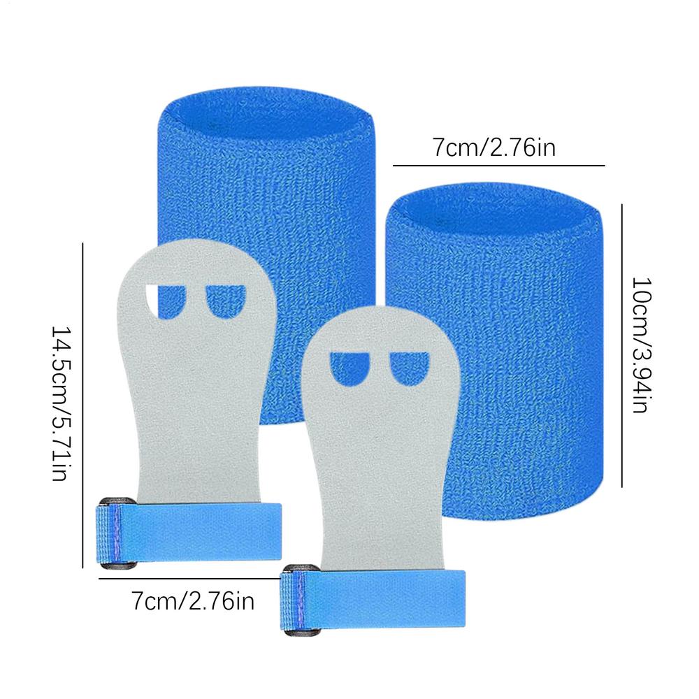1 set Gymnastics Grips Wristbands Sets for Girls Youth Kids Gymnastic Hand Grips Gymnastic Bar Palm Protection Wrist Support
