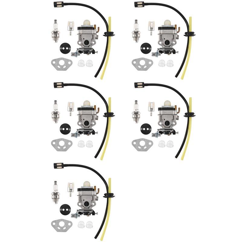 A96I-5X Carburetor For Kawasaki TH23 TH26 TH34 23CC 25CC 26CC 33CC 35CC Spark Plug Kit Replace
