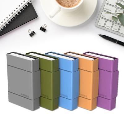 Schutzhülle für Festplatten, farbenfrohe 3,5-Zoll-HDD-Aufbewahrungsbox mit Stoßschutz zur sicheren Datenaufbewahrung