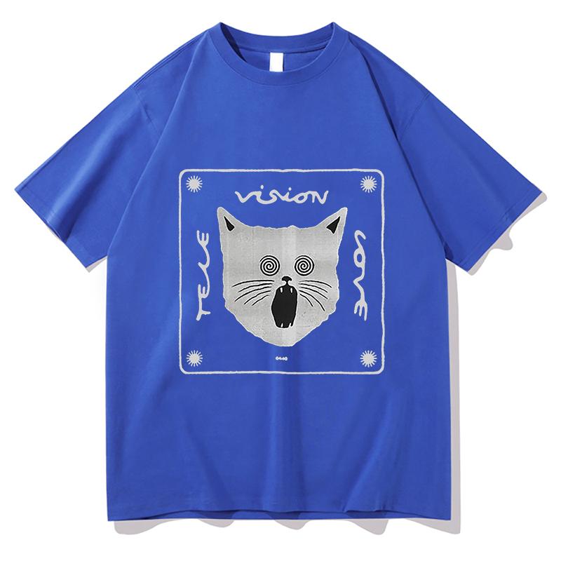 

Of Monsters and Men Television Love Tshirt Summer Cotton Short Sleeve Tshirts for Male Loose Women Men T Shirts Graphic Clothes XL