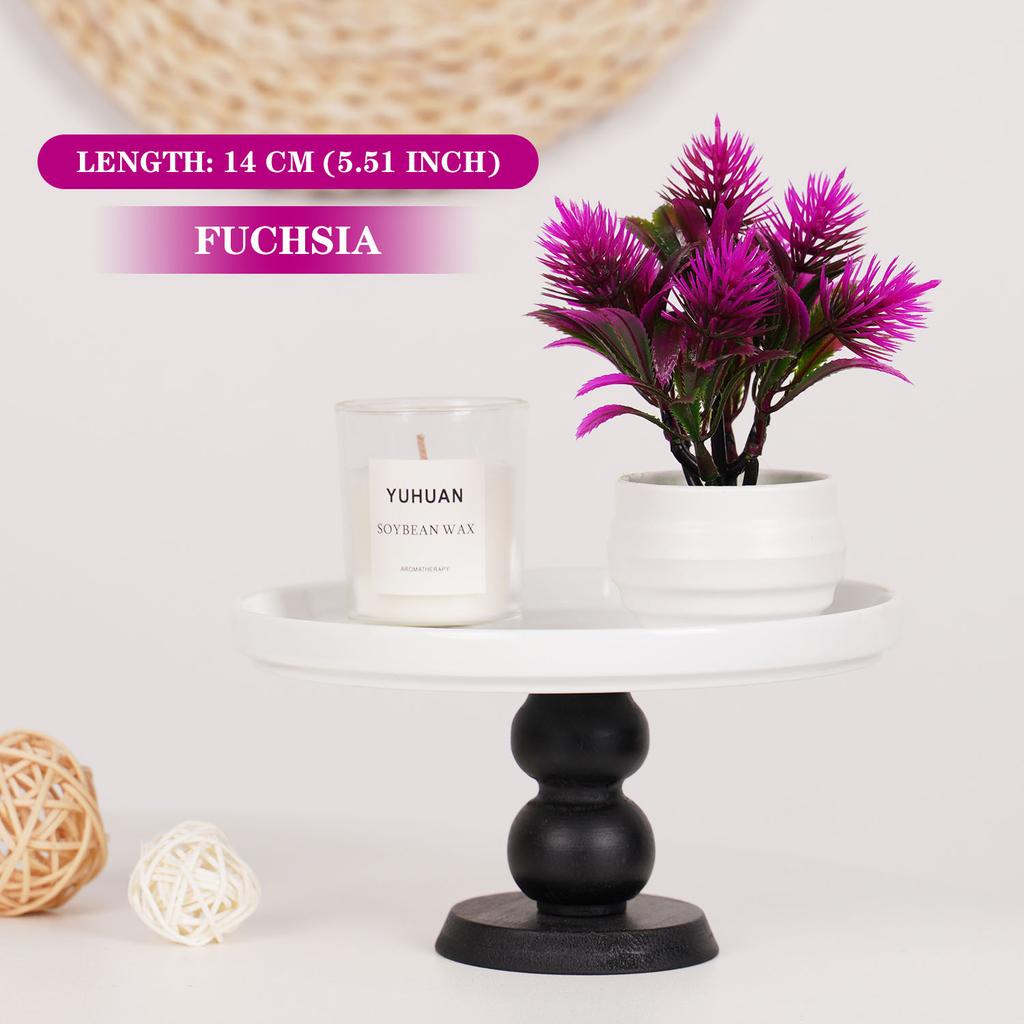 Umělé Mini Rostliny Bonsaj Malé Simulované Šišky Květináče Falešné Květiny Kancelářský Stůl Květináčové Ozdoby Zahrada Domácí Dekorace