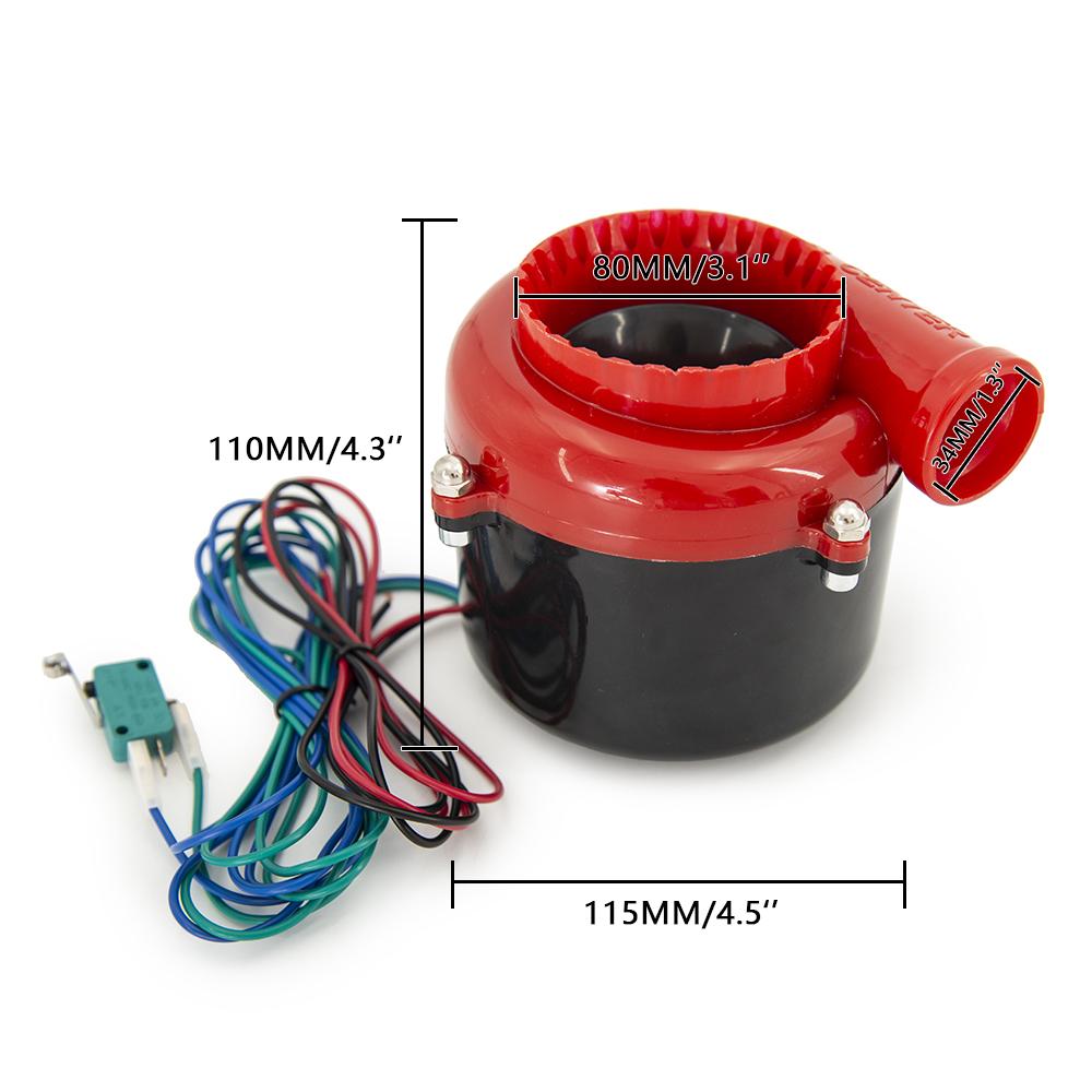 Racing Universal Electronic Turbo Car Fake Dump Valve Electronic Turbo Blow Off Valve Blow Off Analog Sound BOV