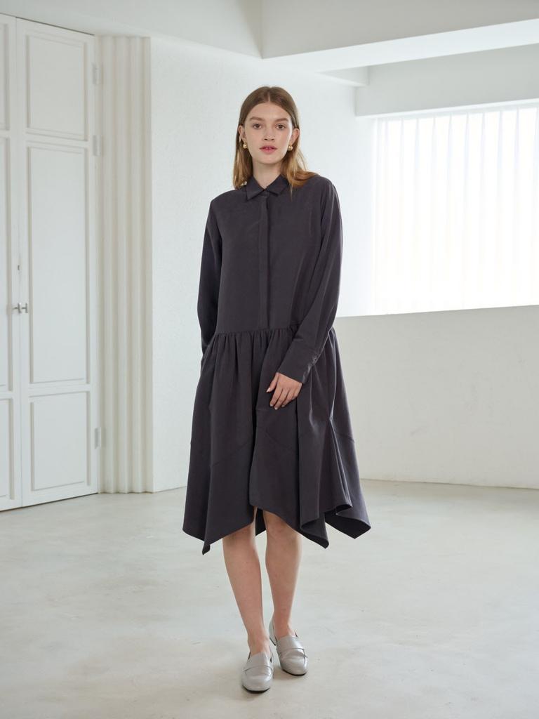 Koes Matilda Shirt Dress_Charcol