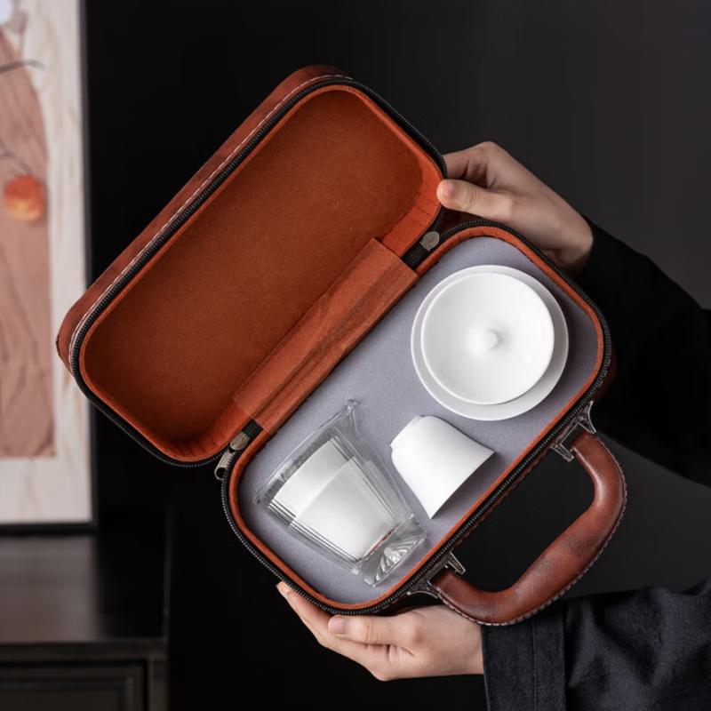 Huaxj Porcelain Portable Tea Set