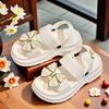 Super Light, Thick-Soled Bow Sandals – Fashionable, Wear-Resistant, Two-Way Beach Sandals & Slippers.