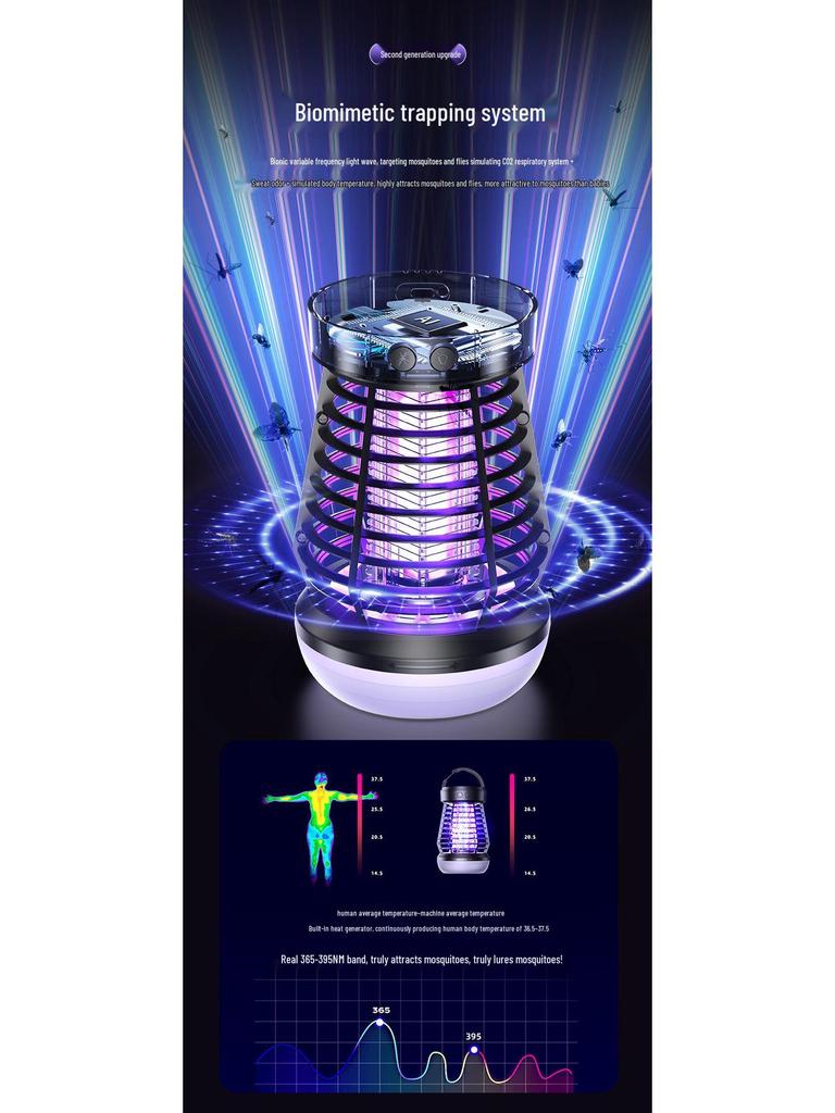 2025 Automatic Indoor/Outdoor Electric Mosquito Killer Lamp – Safe & Effective Mosquito Repellent for Home and Camping.