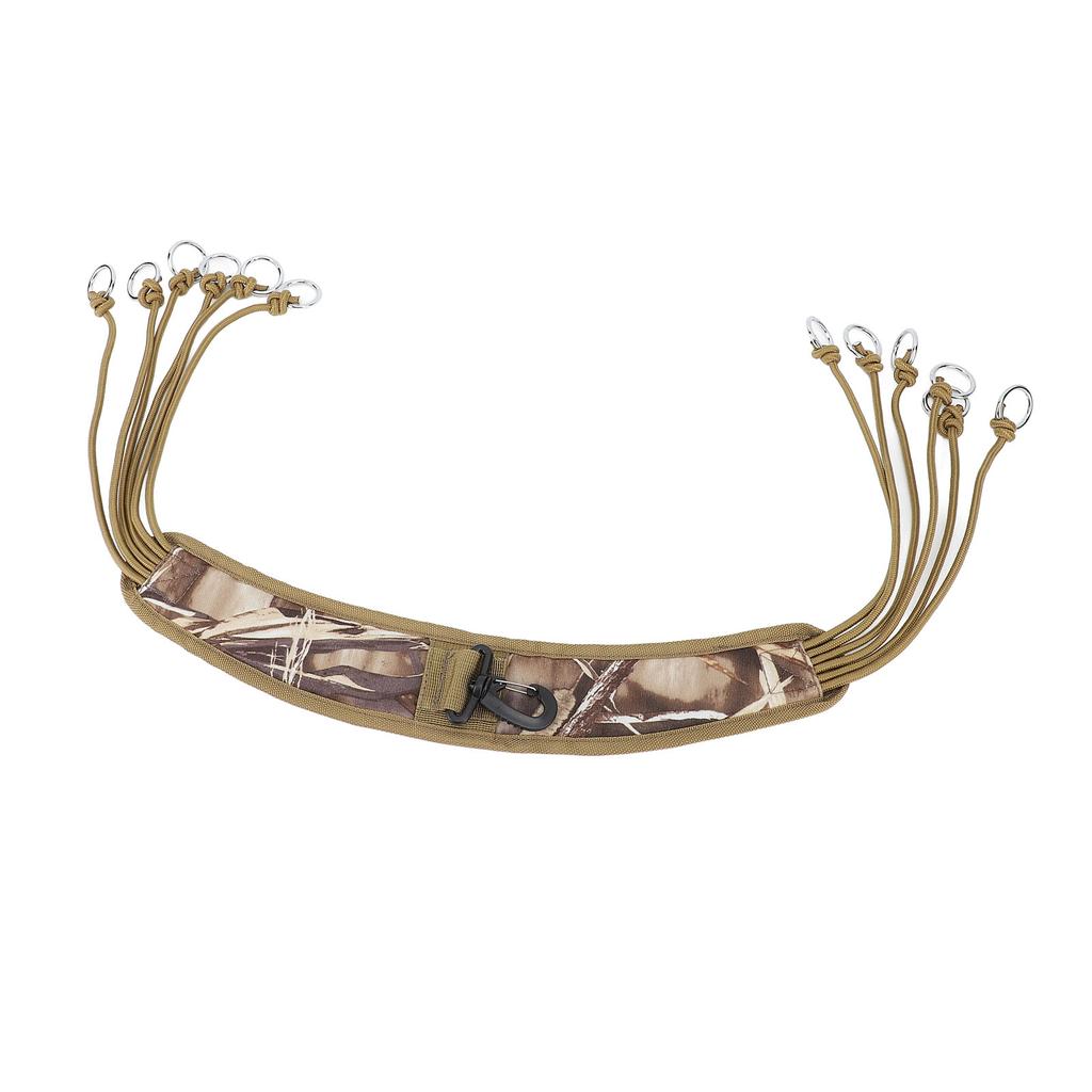 Entenjagd Tragegurt Camouflage Fleece Multifunktional 12 Karabinerringe Enten Trageband
