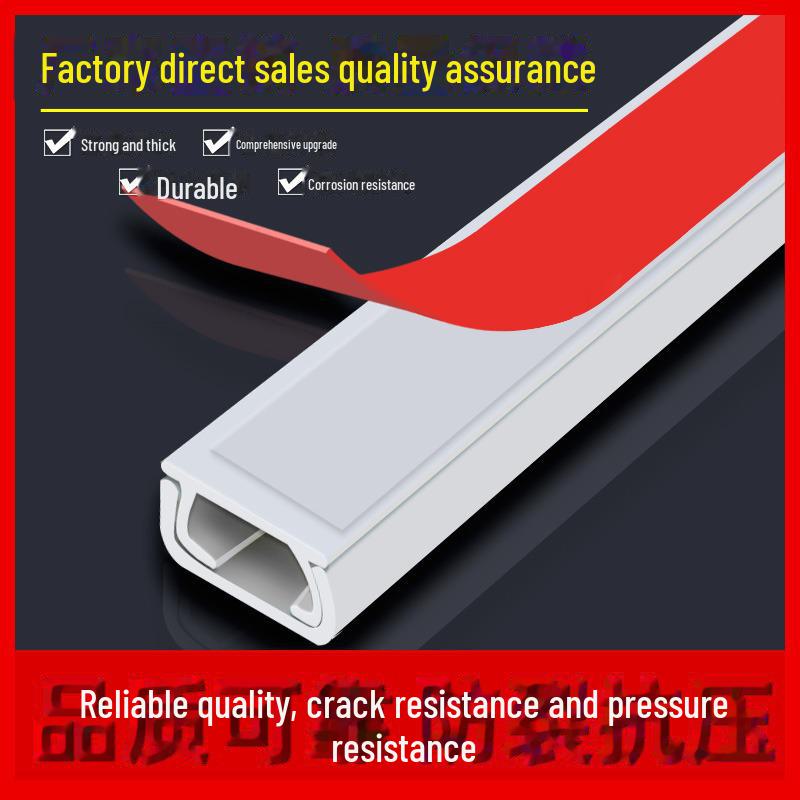 Selbstklebende dekorative PVC-Kabelmanagementbox zur verdeckten Kabelführung