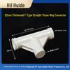 Three-Dimensional Plastic Right Angle Joint Connector for Tent and Studio Accessories