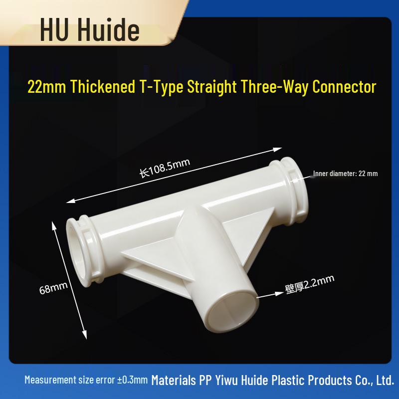 Three-Dimensional Plastic Right Angle Joint Connector for Tent and Studio Accessories