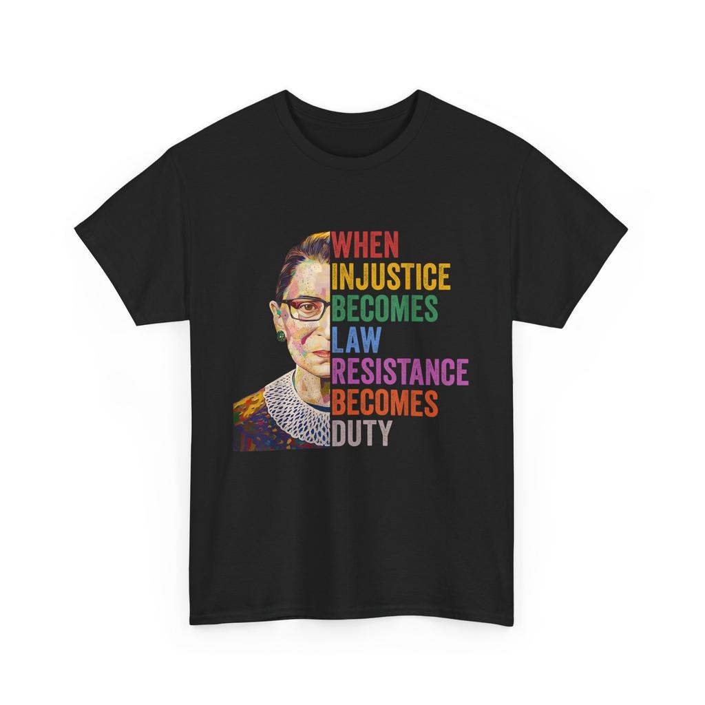 When Injustice Becomes Law Resistance Becomes Duty T-Shirt Mens Womens Tees Top