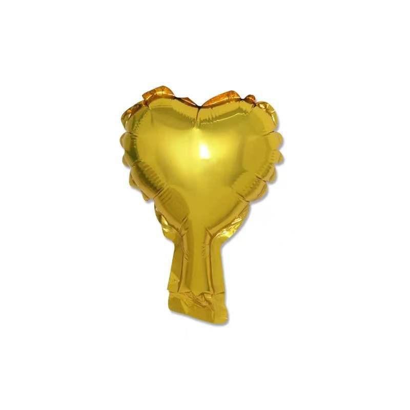 5 Inch Heart Shaped Foil Balloons 50 Pieces Durable Mylar Balloons for Party Decorations and Events
