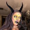 Devil Sheep Horn Headpiece Cosplay Women Gothic Animal Antelope Headwear Halloween Carnival Party Costume Props Gifts