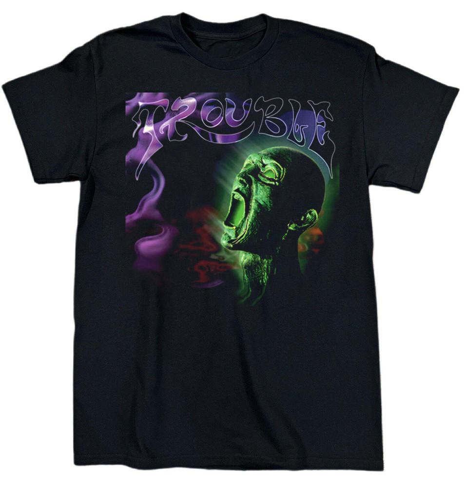New Rare! Trouble Band Album Heavy Cotton Black S-5XL Shirt SE592 Unisex T-Shirt L