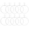 10Pcs White Plastic Round Bikini Display Rack Circle Hanger Closet Briefs Ganizer Wardrobe Tie Racks Clothes Hangers Home