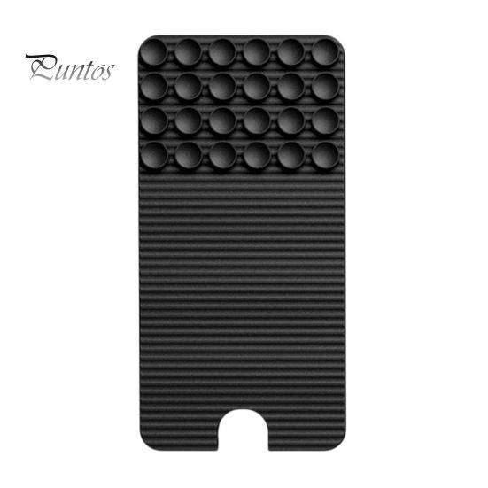 Foldable Mobile Phone Mount Stand, Silicone Desktop Holder with 24 Suction Cups, Stand for Recording Portable Lazy Bracket Bed Office, Universal