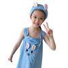 Kids Bathing Towel Comes With Hair Accessory Gentle On Sensitive Skin