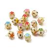 10/20PCS Vintage Bells Charms Cherry Blossom Iron Bells Janpanese Hollow Bells Pendant for DIY Craft Keychain Hanging