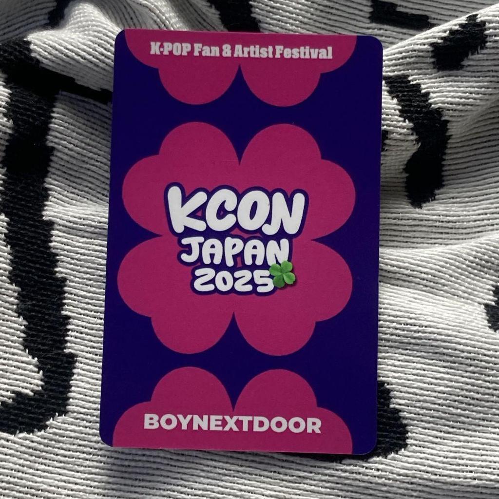 [USED] Sungho KCON JAPAN Limited BOYNEXTDOOR Trading Card