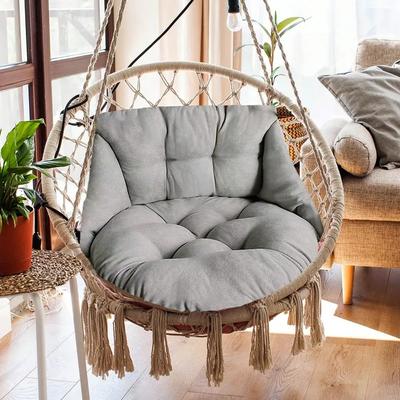 27.5x25.6 Inches Hanging Basket Seat Cushion Thickened Soft Chair Cushion Suitable for Garden Balcony Rocking Chair Cushion