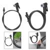 Bicycle Air Pump Hose Adapter for Motorcycle with Tire Chuck Tube Simple Assembly Multifunctional 39inch Extension Pipe Portable