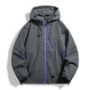 Men's Hard Shell Jacket Waterproof Windproof Outdoor Hiking Hooded Coat