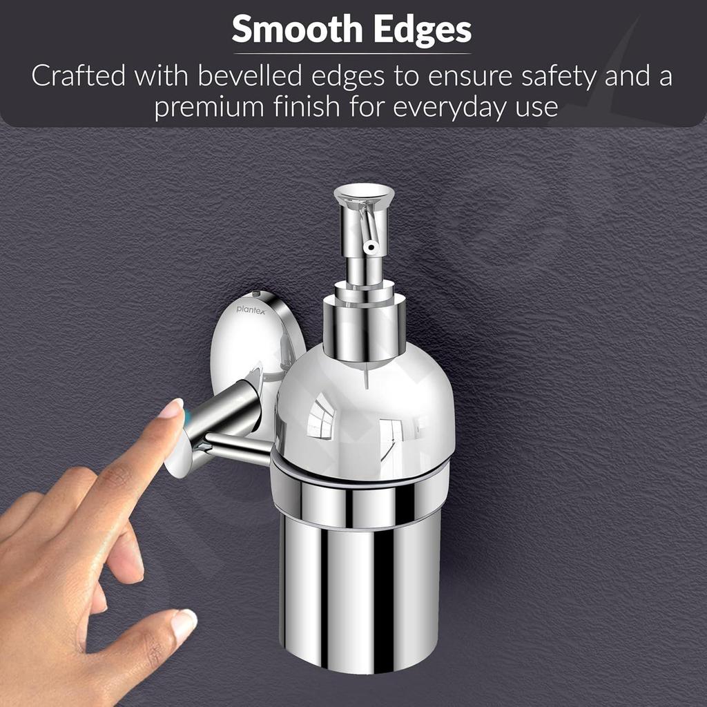 Grade Stainless Steel Silver Wash Basin Handwash Holder/Wall Mounted Dispenser/Bathroom Accessories - Oreva (Chrome)