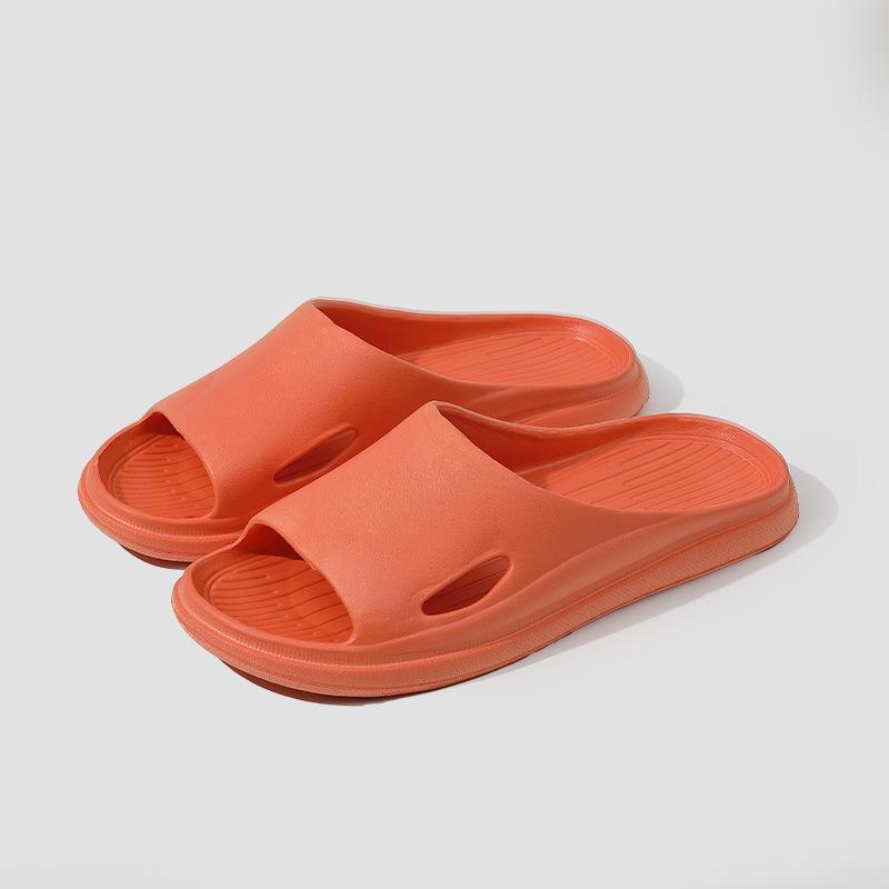 Unisex Summer Bathroom Slippers: Lightweight, Thick-Soled, Indoor Cool Shoes for Couples