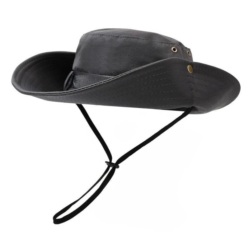 Sunscreen hat men's summer sun hat outdoor climbing sun new breathable bucket hat fishing hat women