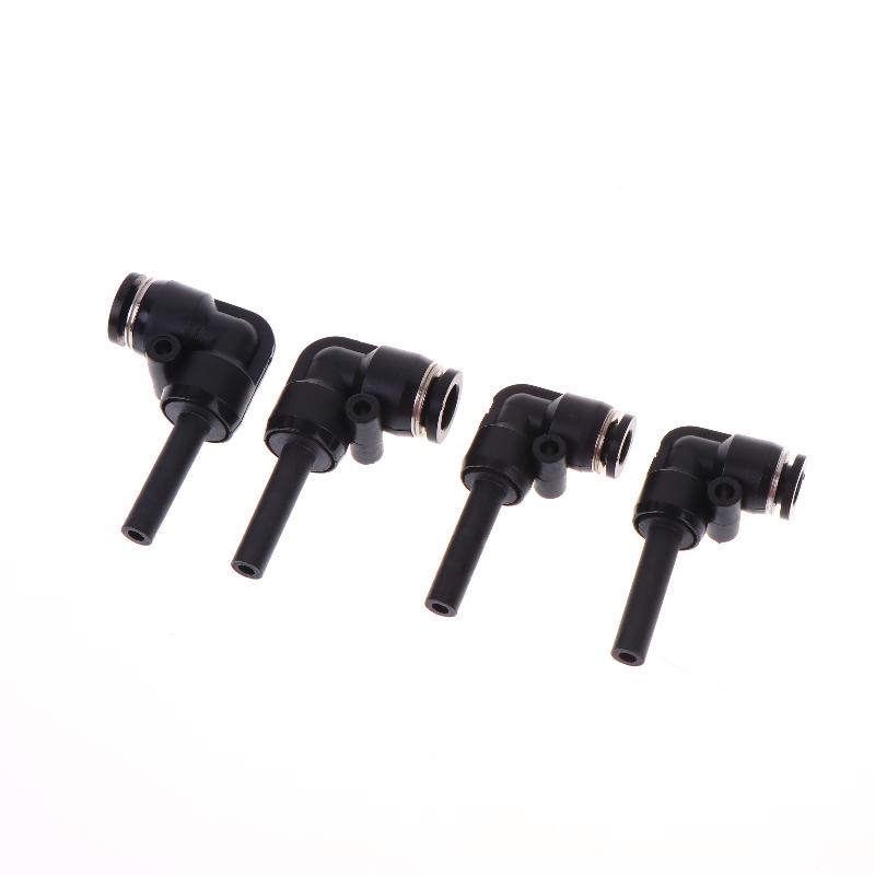 2/10 Stück Plj 4/6/8/10mm Pneumatischer Schnellsteck-Reduzierer Plj8-6/6-6mm Stange Pneumatisches Durchgangs-Winkelstück-Stangenverbinder