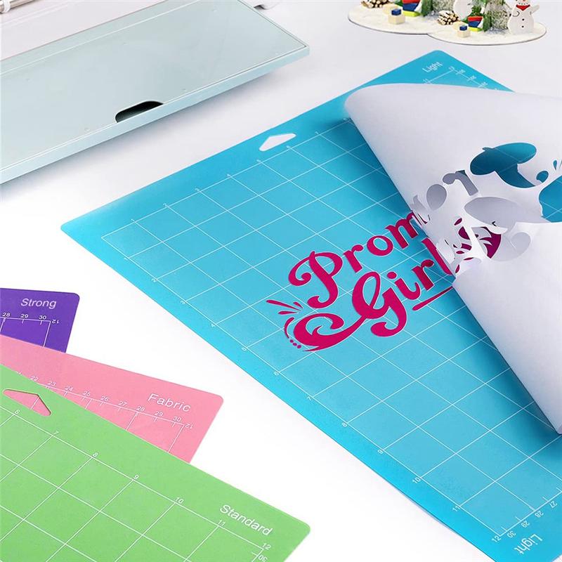 AEE2-Cutting Mat For Cricut Maker 3/Maker/Explore 3/Air 2/Air 12 Pack 12X12in Replacement Accessories