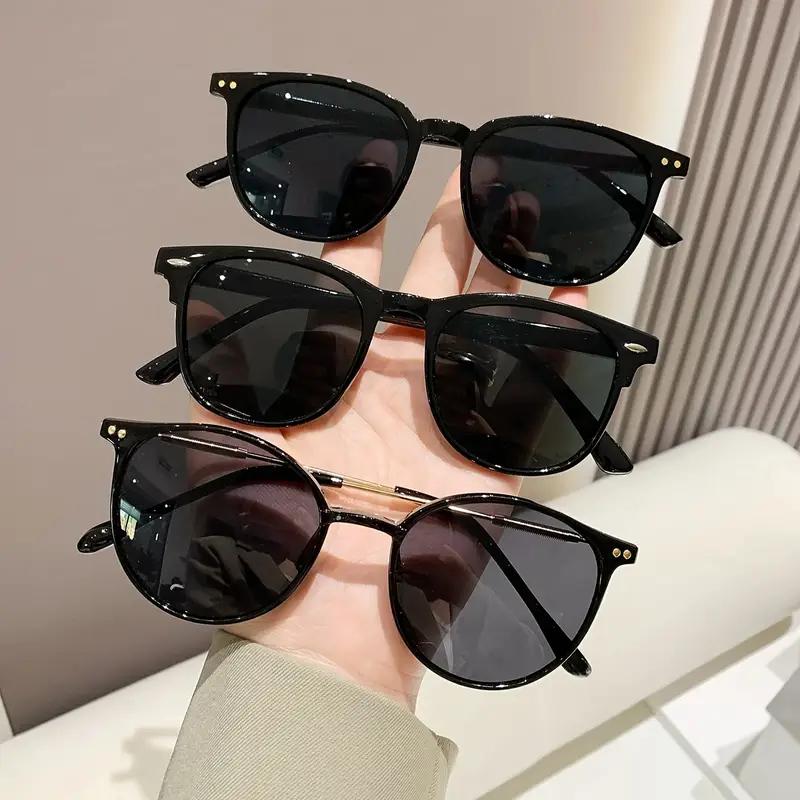 

3pc European and American retro men s and women s fashionable sunglasses trend versatile summer sun shading and UV protection fr