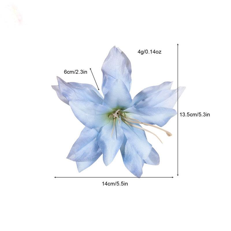 Fashion Bohemian Hibiscus Hair Clip for Women Hawaiian Flower Hairclip Girls Side Bangs Clip Beach Resort Egg Flower Hairpin