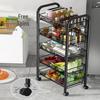 Xidien 5-Tier Multifunctional Kitchen Storage Cart