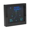 5in Wall Shower Clock Digital Timer Alarm Temperature Humidity Display Waterproof for Home