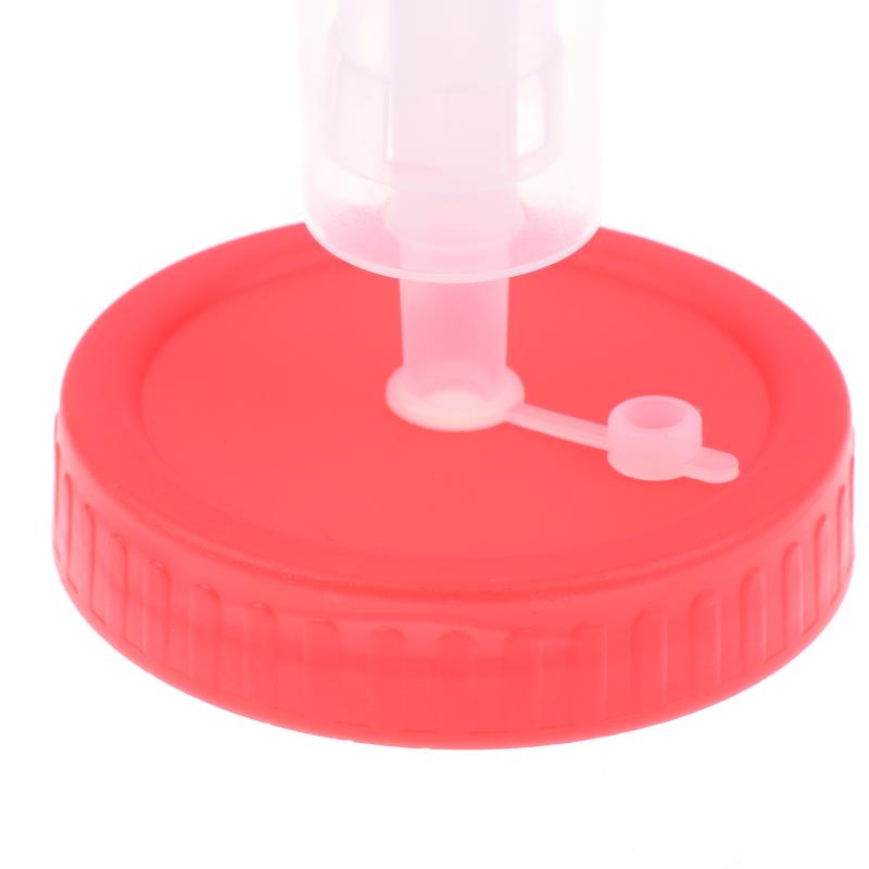 Waterless Fermenting Airlock Lids Covers With One-Way Exhaust Valves For Wide Mouth Mason Jar Sealed Lid Kitchen Supplies