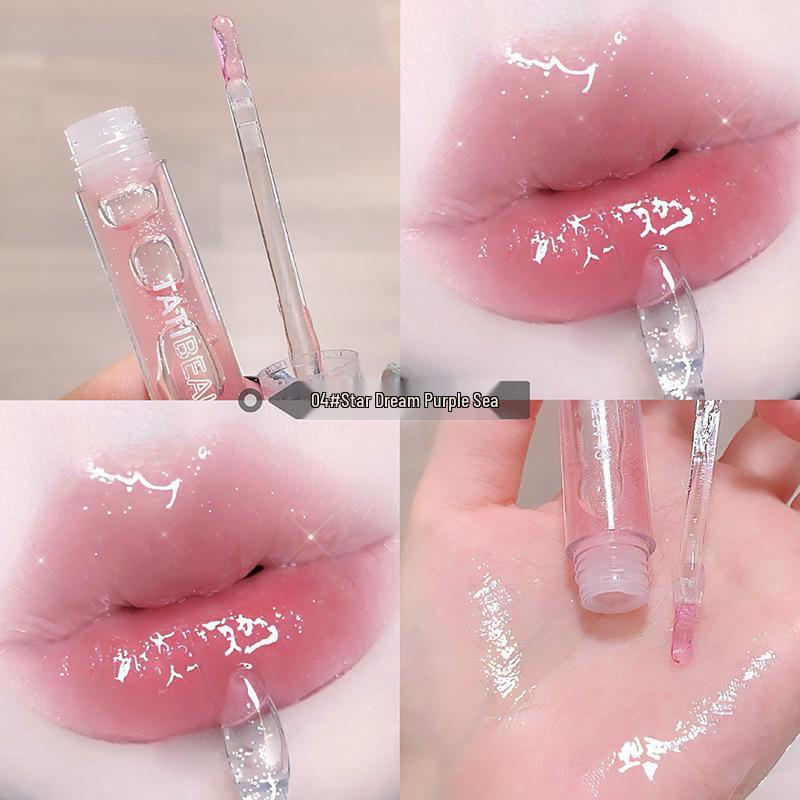 Li Jiaqi Uuny Transparenter Wasser-Licht Lipgloss - Feuchtigkeitsspendend, aufpolsternd, glasartiger Lippenfarben für Frauen.