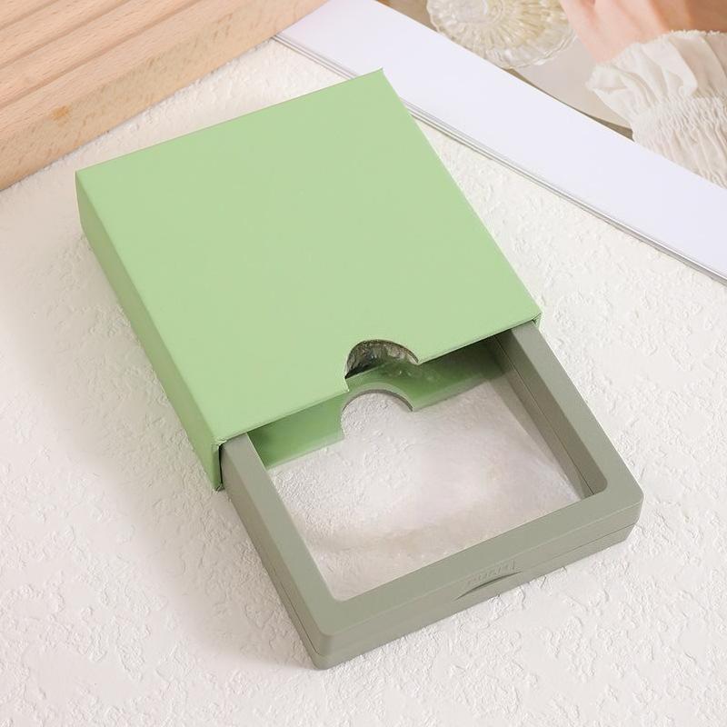 Transparent Floating Display Boxes Lastic PE Film Jewelry Packaging Box Jewelry Necklace Ring Seal Antioxidant Collectible Storage Case 10pcs