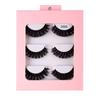 Roll 3 Pairs Of Chemical Fiber False Eyelashes Simulation Curled Thick Eyelashes