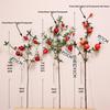 Persimmon & Pomegranate Artificial Flower Arrangement for Living Room Decor