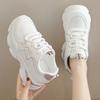 Fashion Fashion Air Cushion Platform Sports Shoes for Women Mesh Breathable Chunky Sneakers Woman Thick Sole Anti Slip Vulcanized Shoes