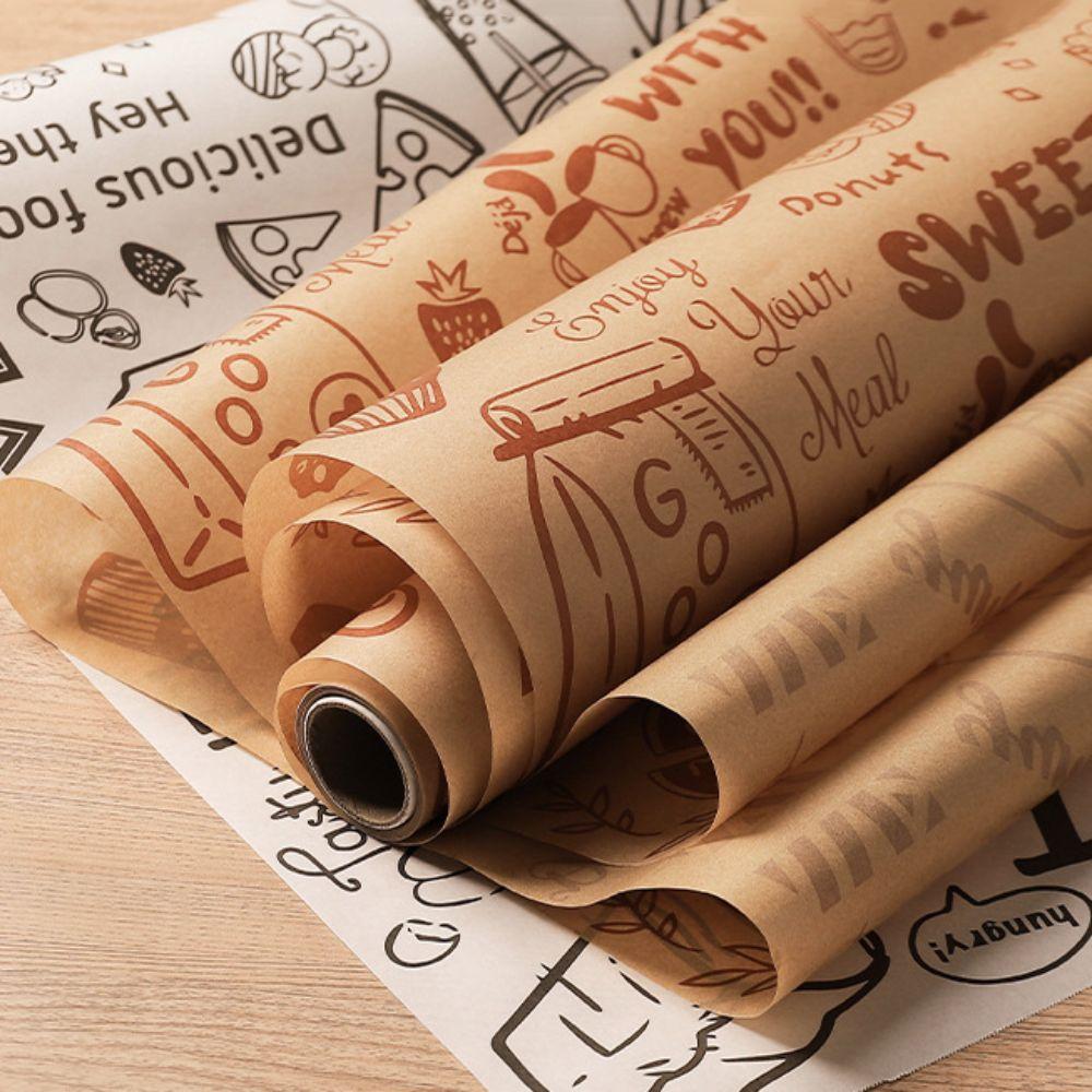 High Temperature Resistant Food Wrapper Paper Oil-Proof Parchment Paper  Burger